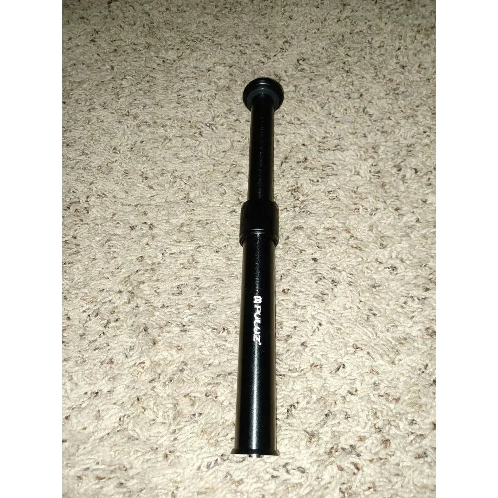 Puluz Metal Adjustable 3/8'' Tripod/Monopod Mount Extension Rod for Cameras